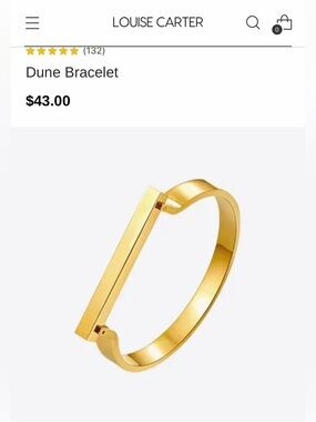 Gold Bar Bracelet